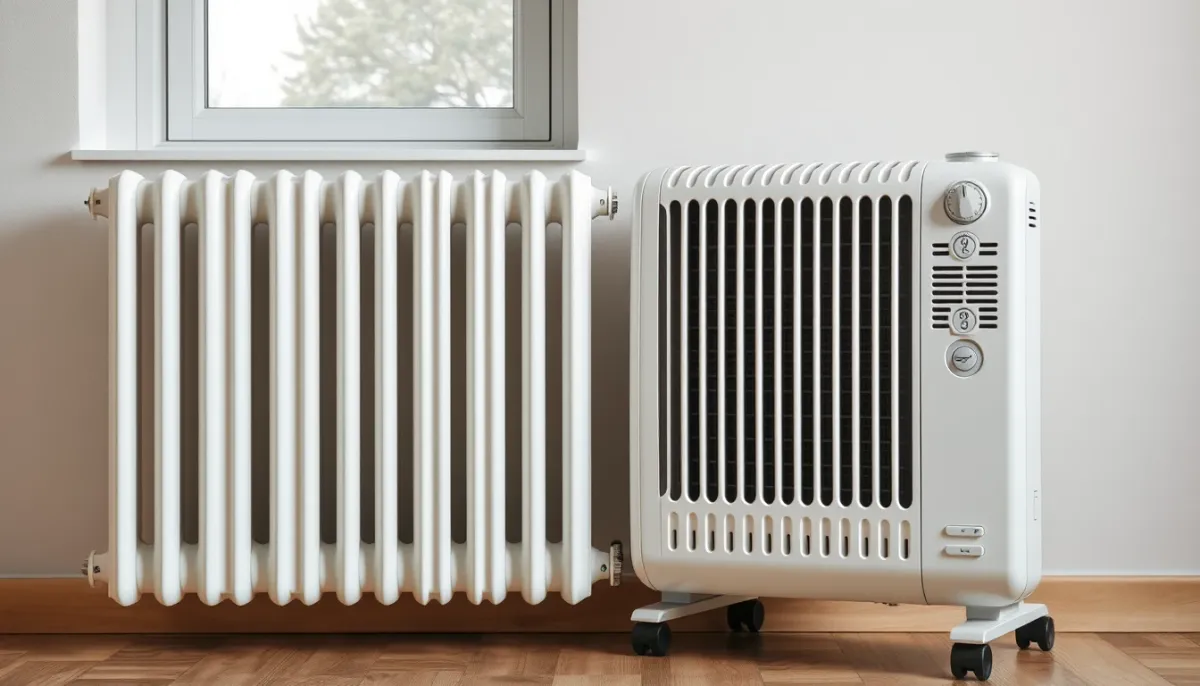 Comparaison entre un radiateur hydraulique et un convecteur électrique
